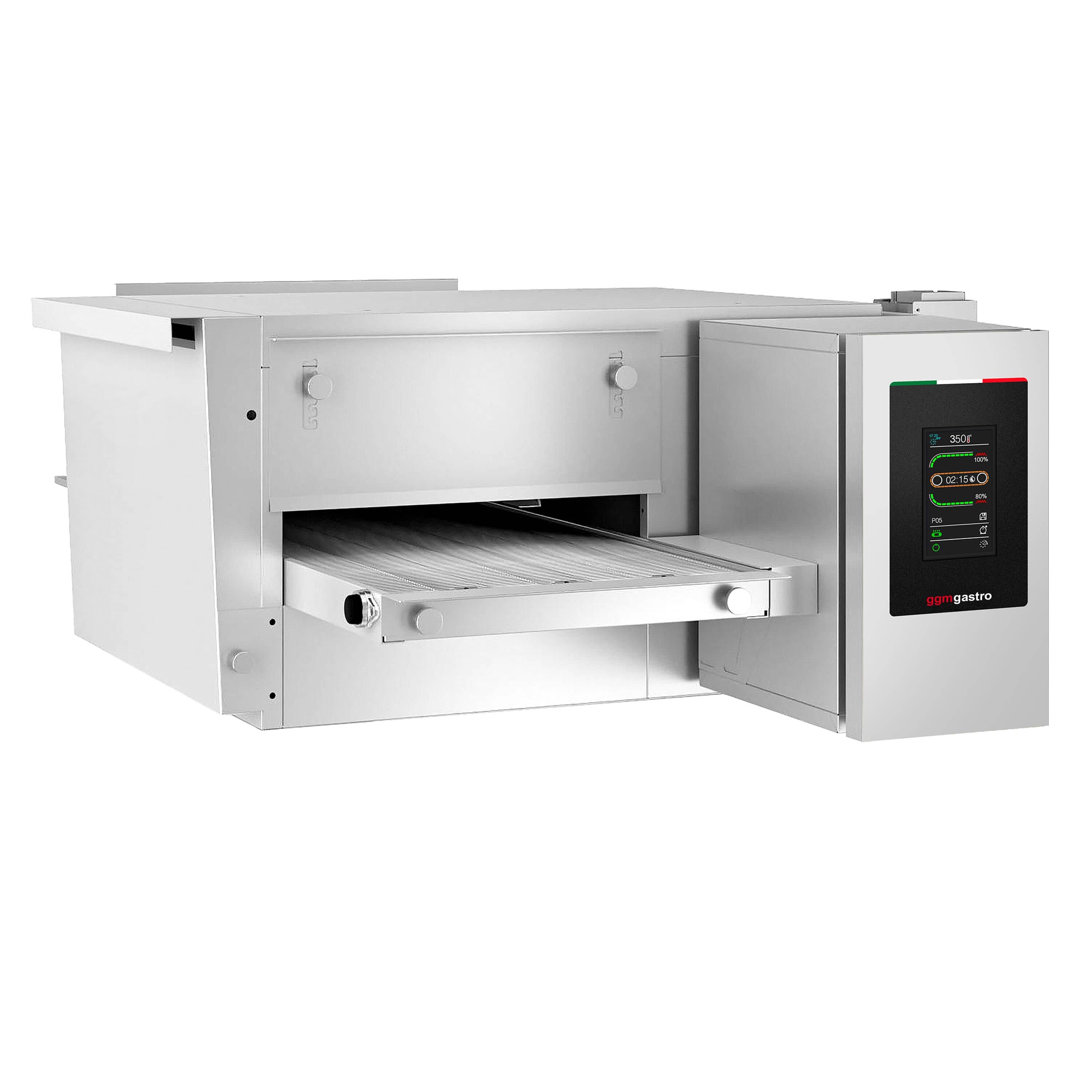 Cuptor cu gaz în continuu – 1030 x 1300 mm – Ecran tactil – Lățime bandă: 400 mm — 4