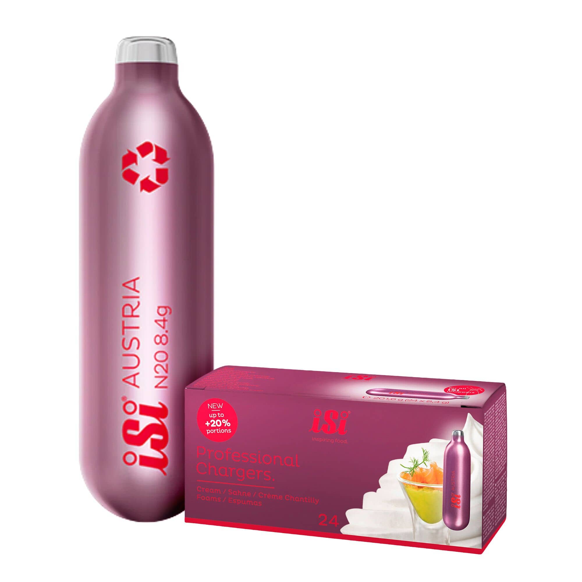 (24 bucăți) ISI | Capsule pentru distribuitor de frișcă - 8,4 g — 2
