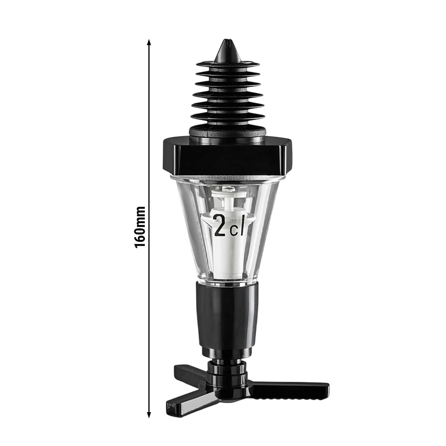 FUCHS | ECO - Dozator - 2 cl - pentru sticle de 3 - 4,5 litru - plastic - negru — 3