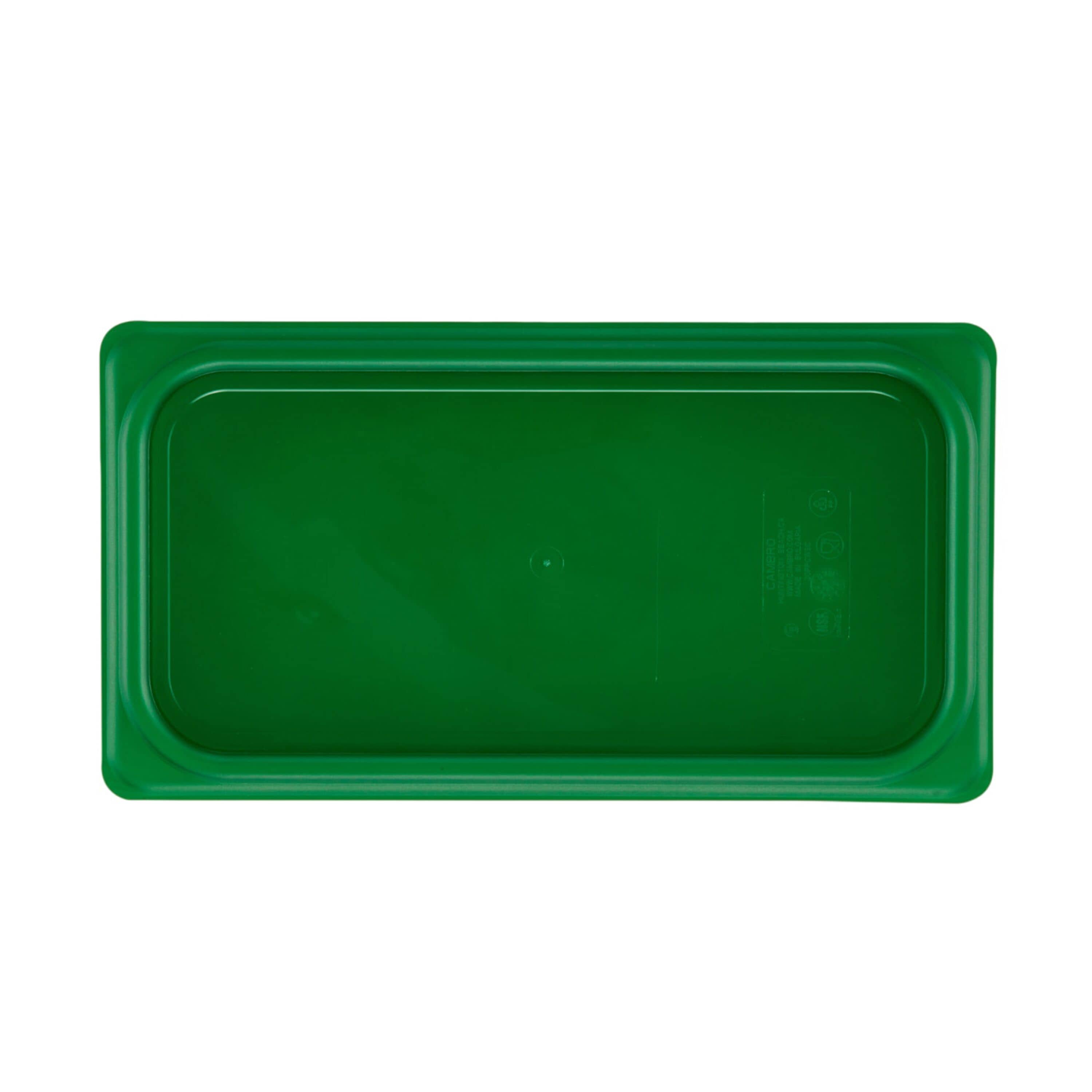 (6 bucăți) CAMBRO | SafeTrak - Capac din polipropilenă GN 1/3 - Verde — 5