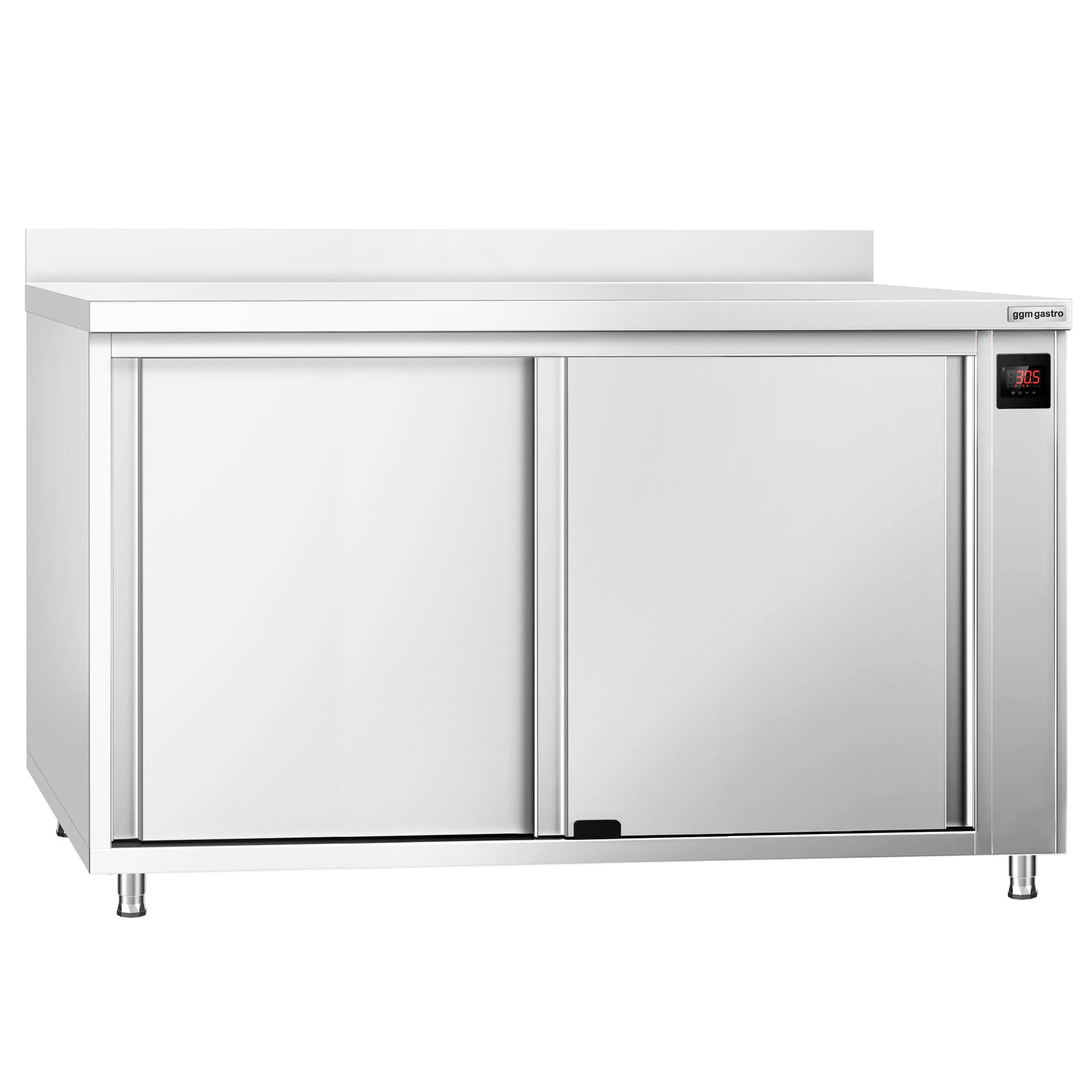Dulap cald pentru menținerea alimentelor PREMIUM - 1,5 kW - cu uși glisante din sticlă - 1400x700x970 mm — 4