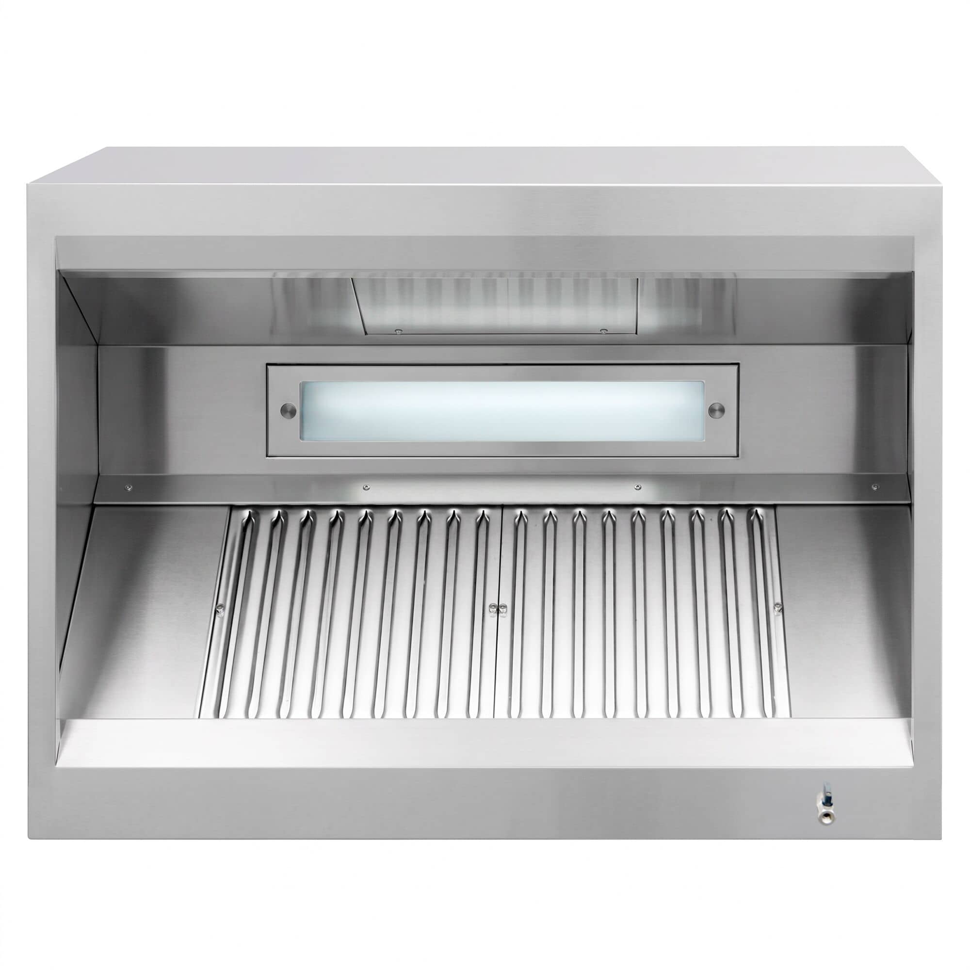Hota cu incintă de tip inducție – 1200 mm – fără motor – cu filtru și lumină — 8
