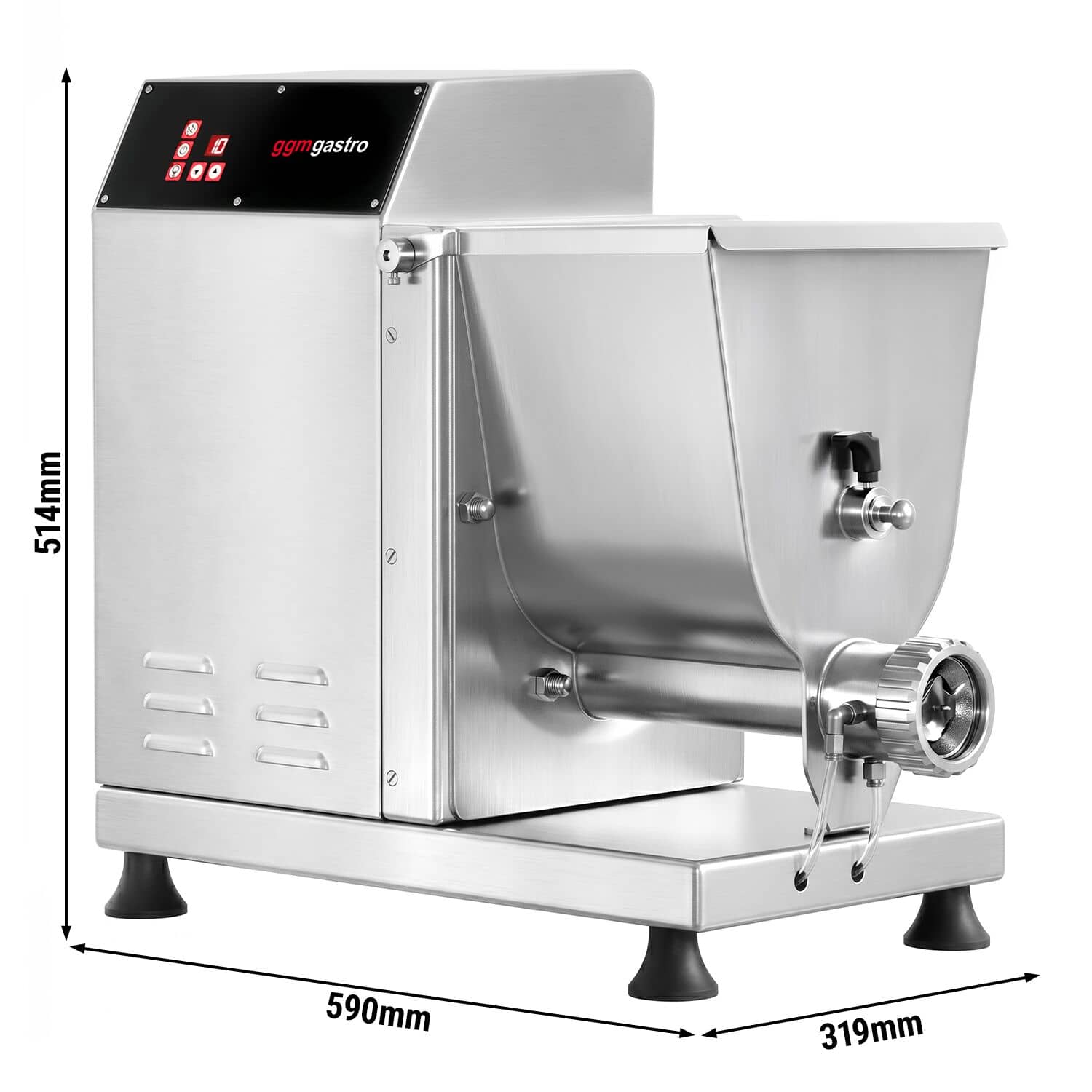 Mașină electrică de făcut paste – 13 kg/h – 550 W – inclusiv matriță pentru paste fierte — 3