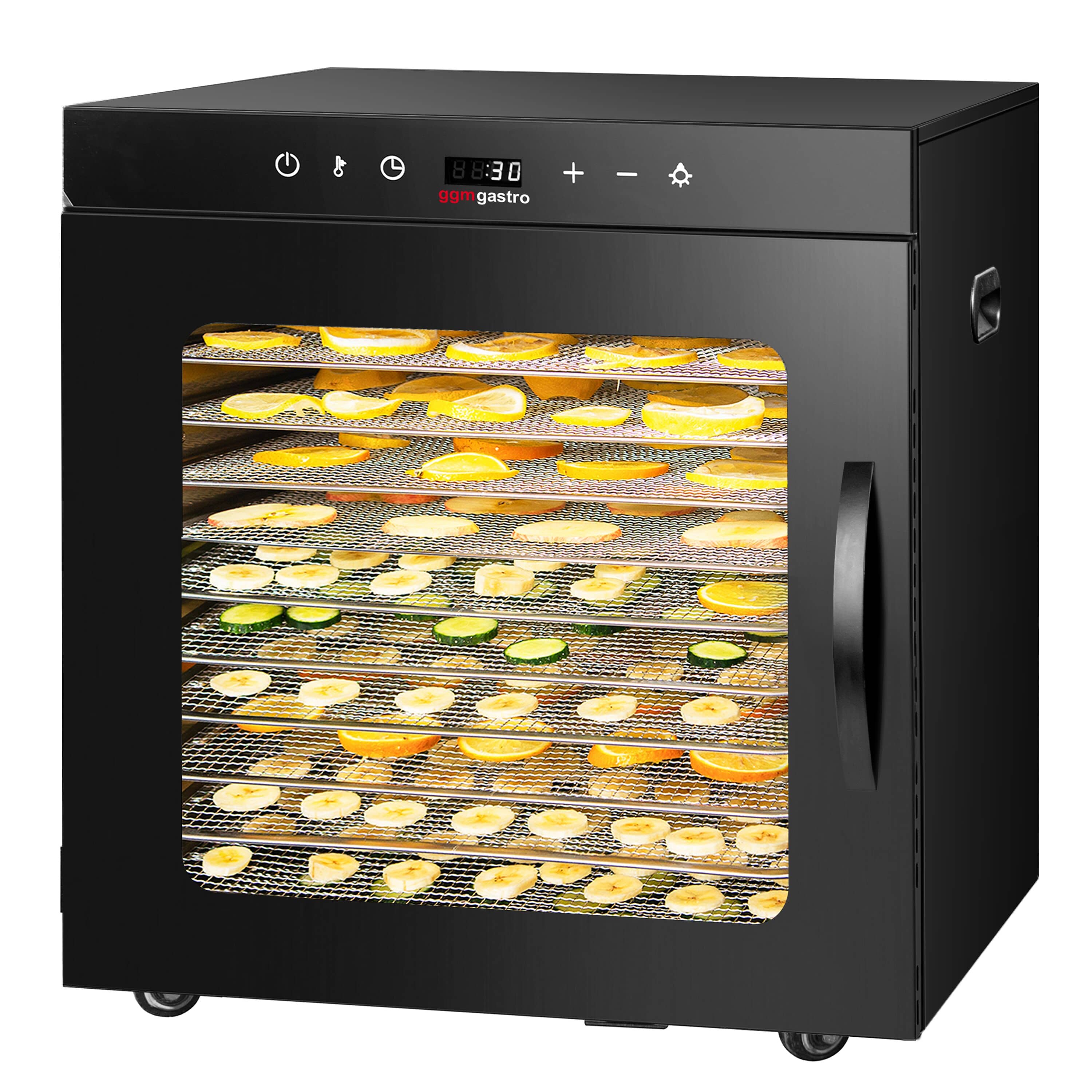 Deshidrator alimentar - inclusiv 10 tăvi de uscare - oțel inoxidabil - 800 W — 5
