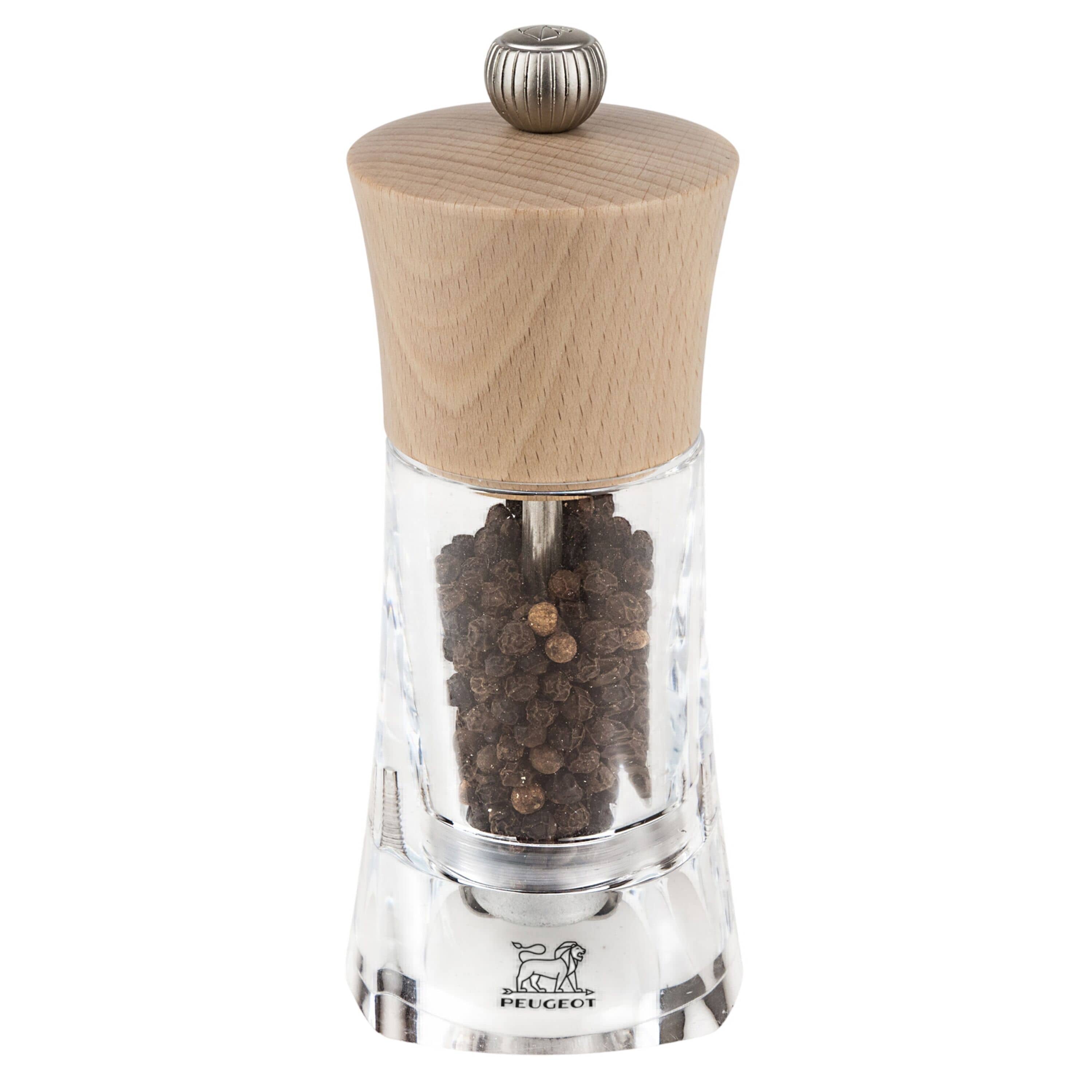 (6 bucăți) PEUGEOT | OLÉRON - Râșniță de piper - Lemn/acril - Înălțime: 140 mm — 4