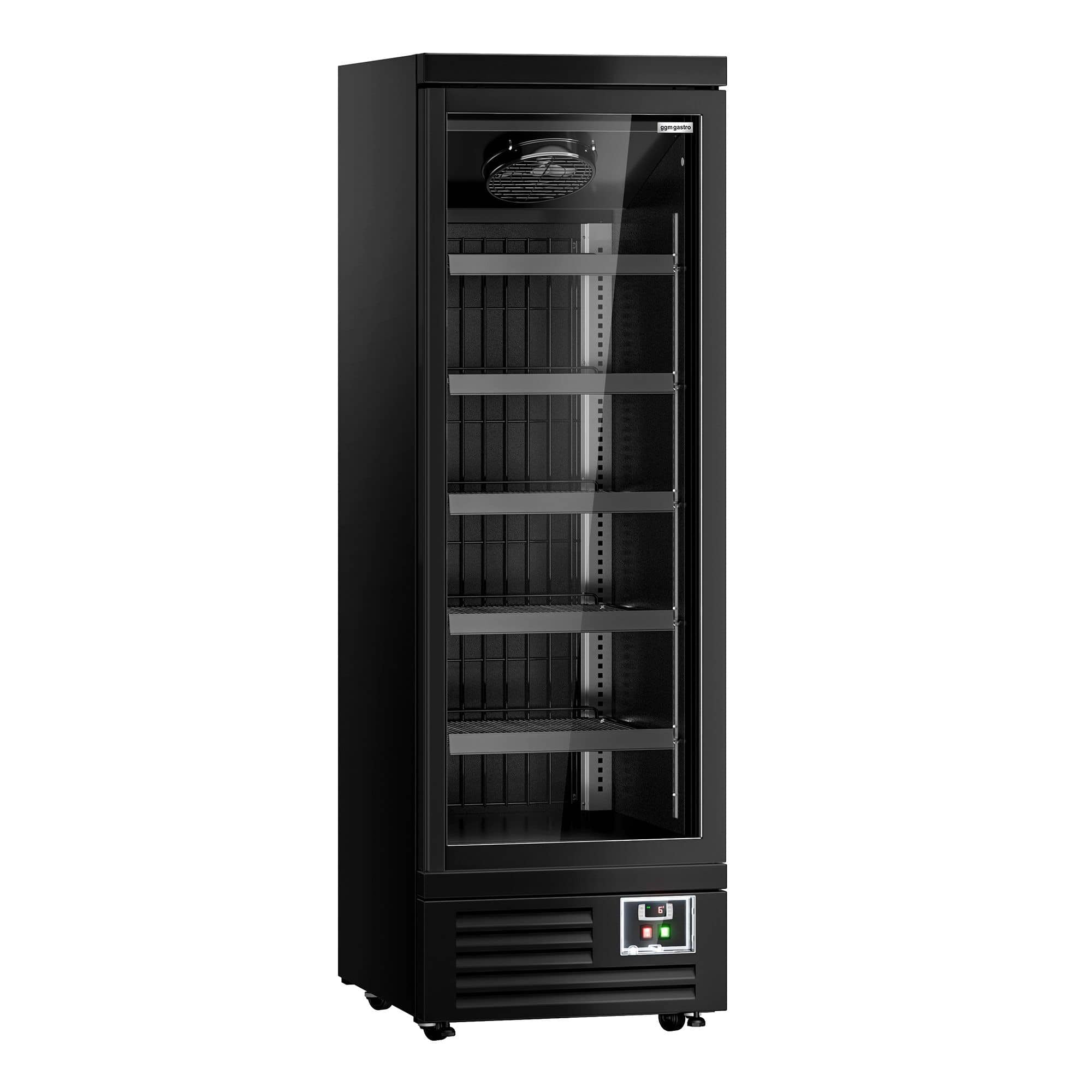 Raft frigorific – 630 mm – 443 litri – cu 1 ușă batantă cu geam dublu și 5 rafturi — 4