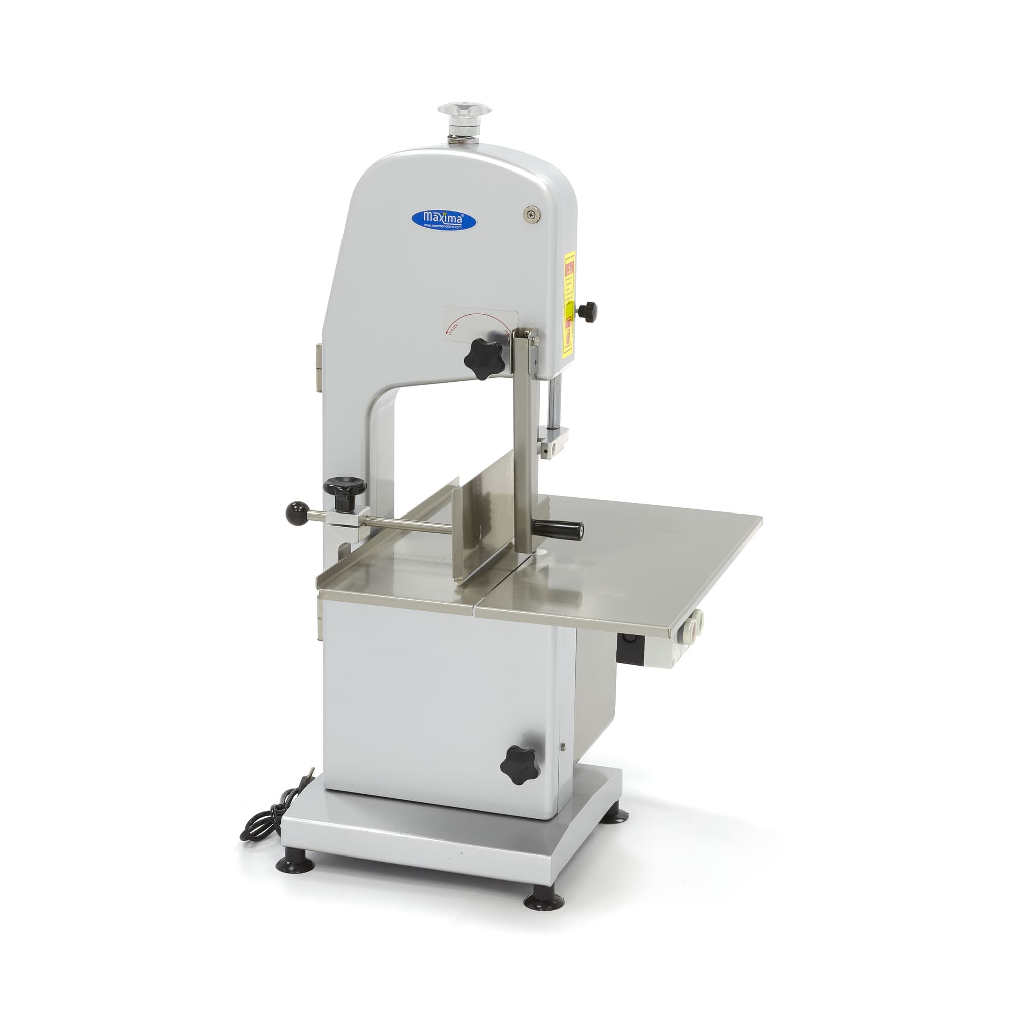 Fierăstrău electric profesional pentru oase cu împingător carne | Bandă 165 cm | 0.75 kW | 230V