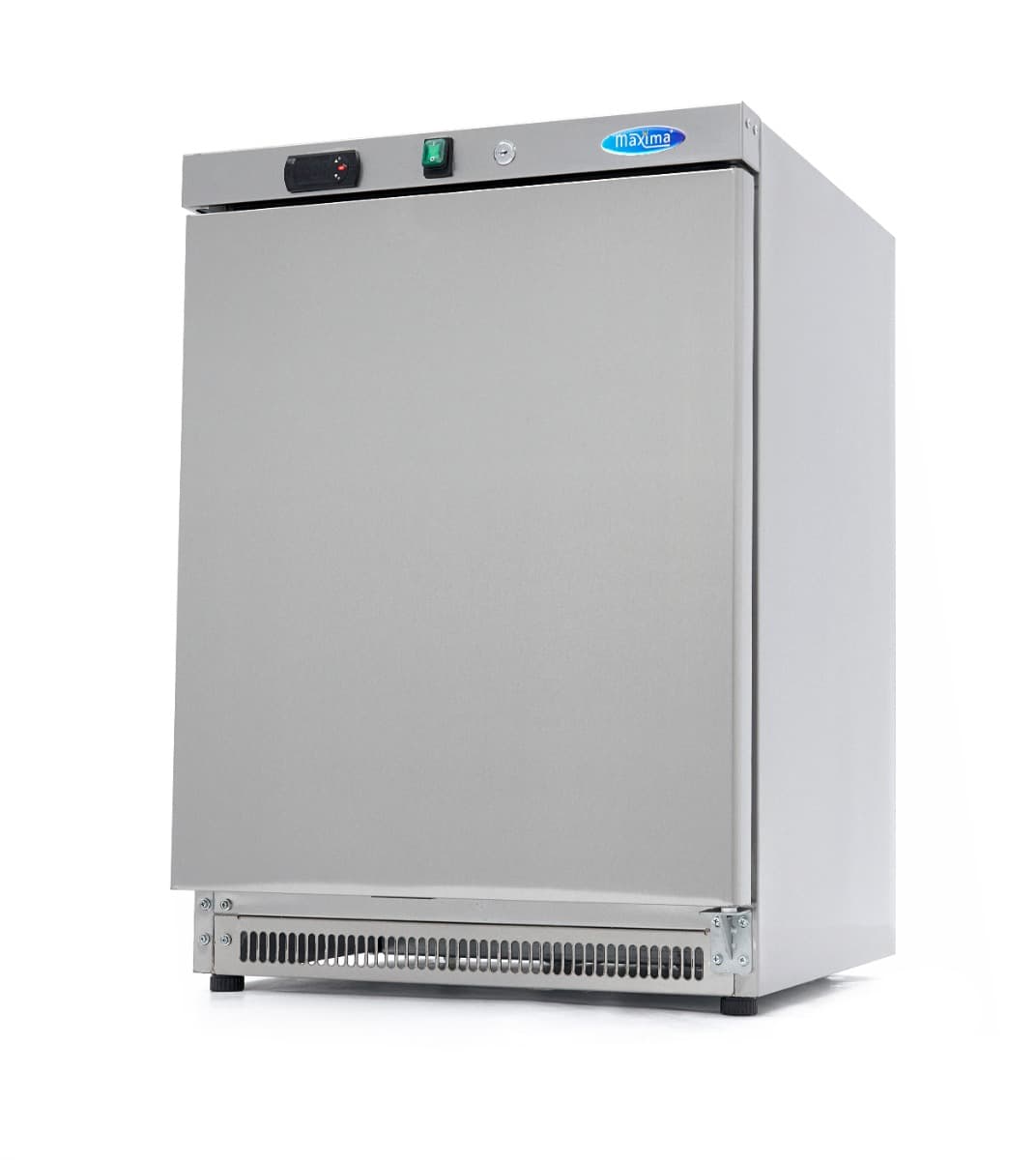 Fridge - 200L - 3 Adjustable Shelves - Stainless Steel