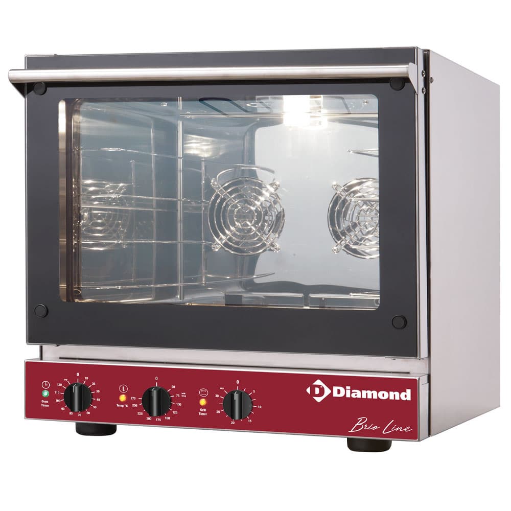 Electric convection oven, 4x 460x340 mm + salamander – A doua alegere (2)