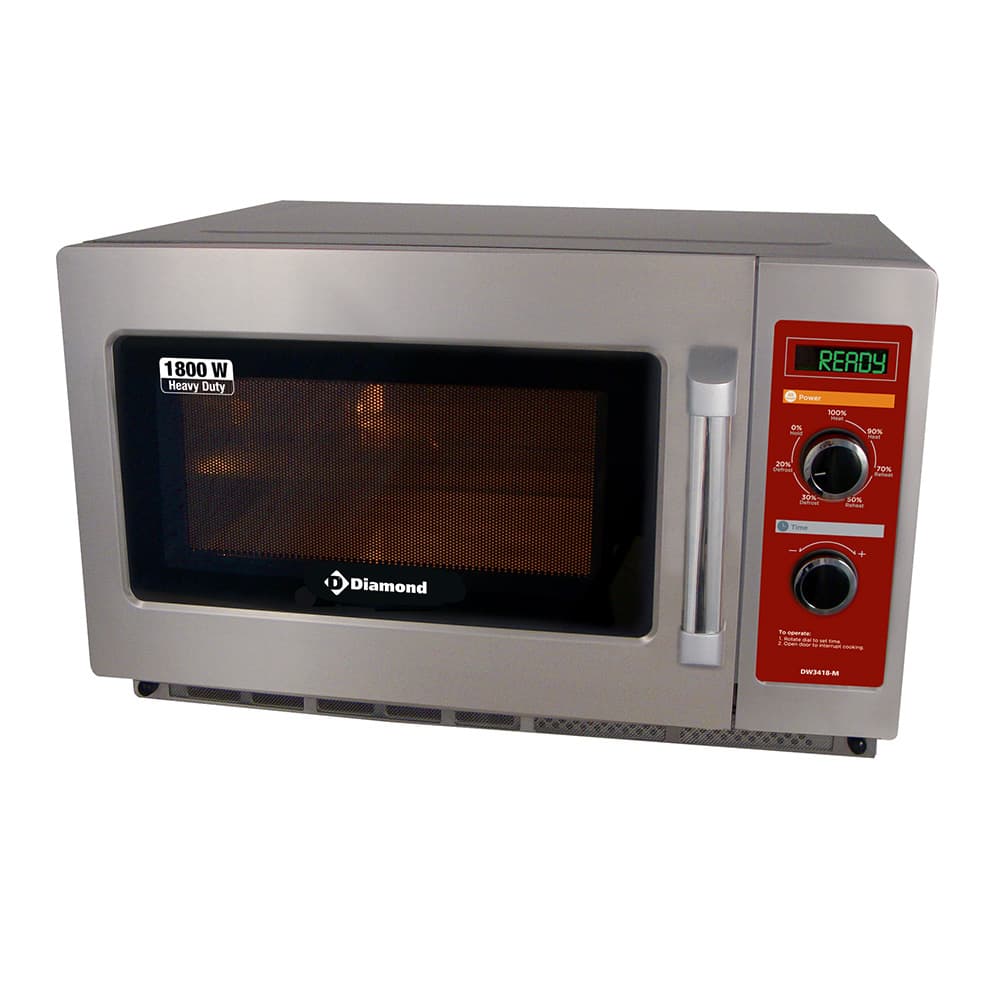 Microwave in stainless steel, (GN 2/3),1800 W. (34 Lt), Mechanical – Model expus