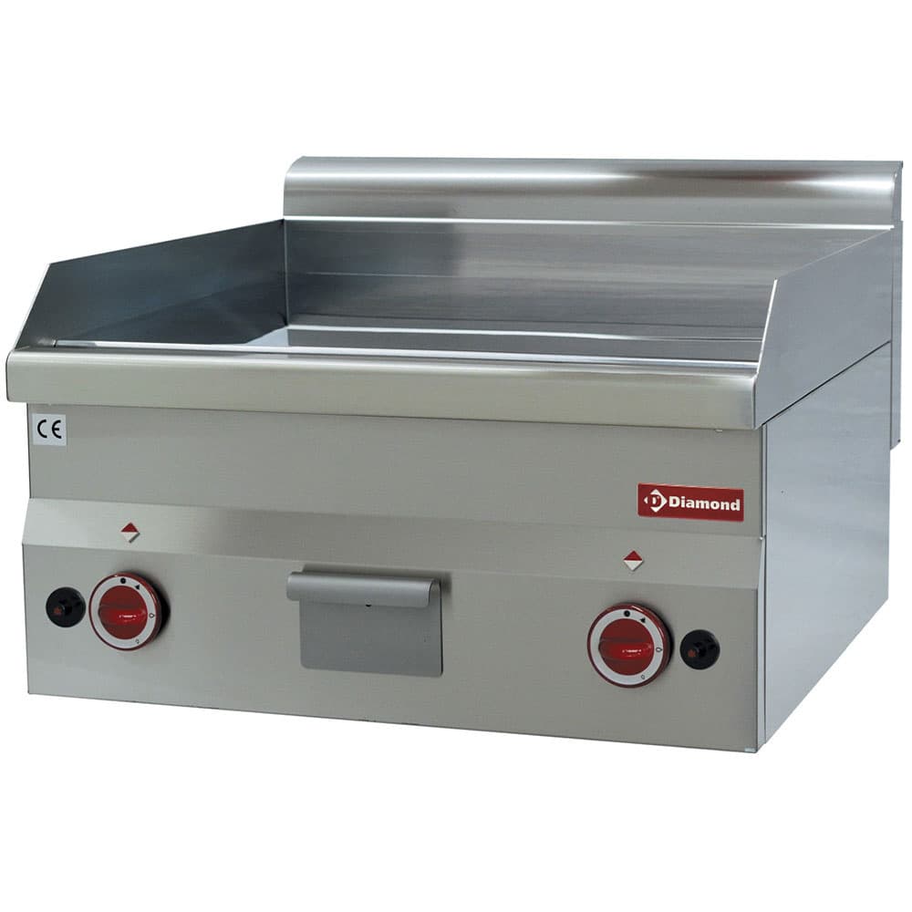 Smooth electric cooking plate "chromium" -Top- – Model expus