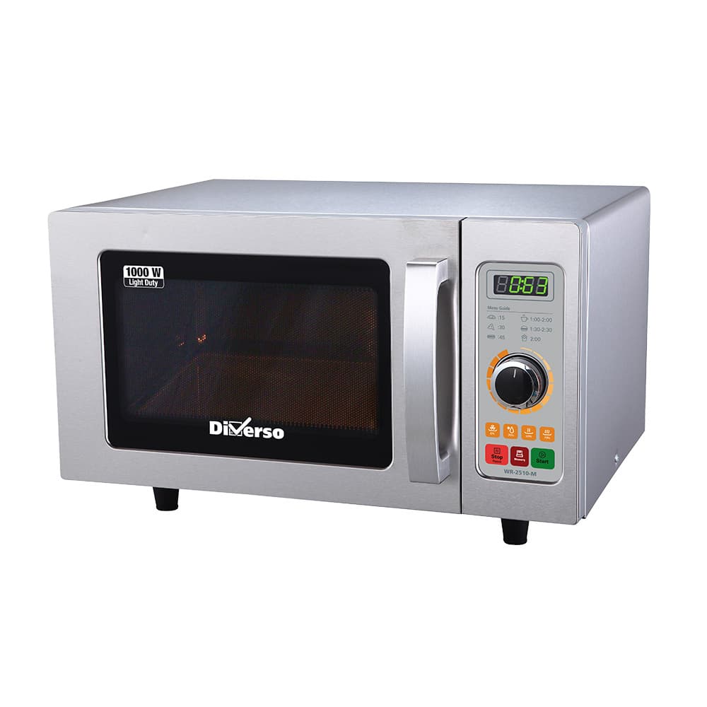 Microwave in stainless steel, 1000 W. (25 Lt), mechanical – Model expus