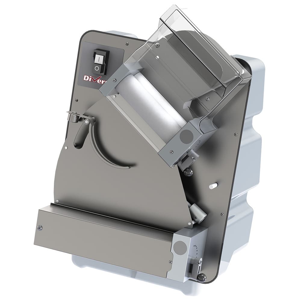Pizza roller Ø 300 mm, 2 rollers, in stainless steel /ABS