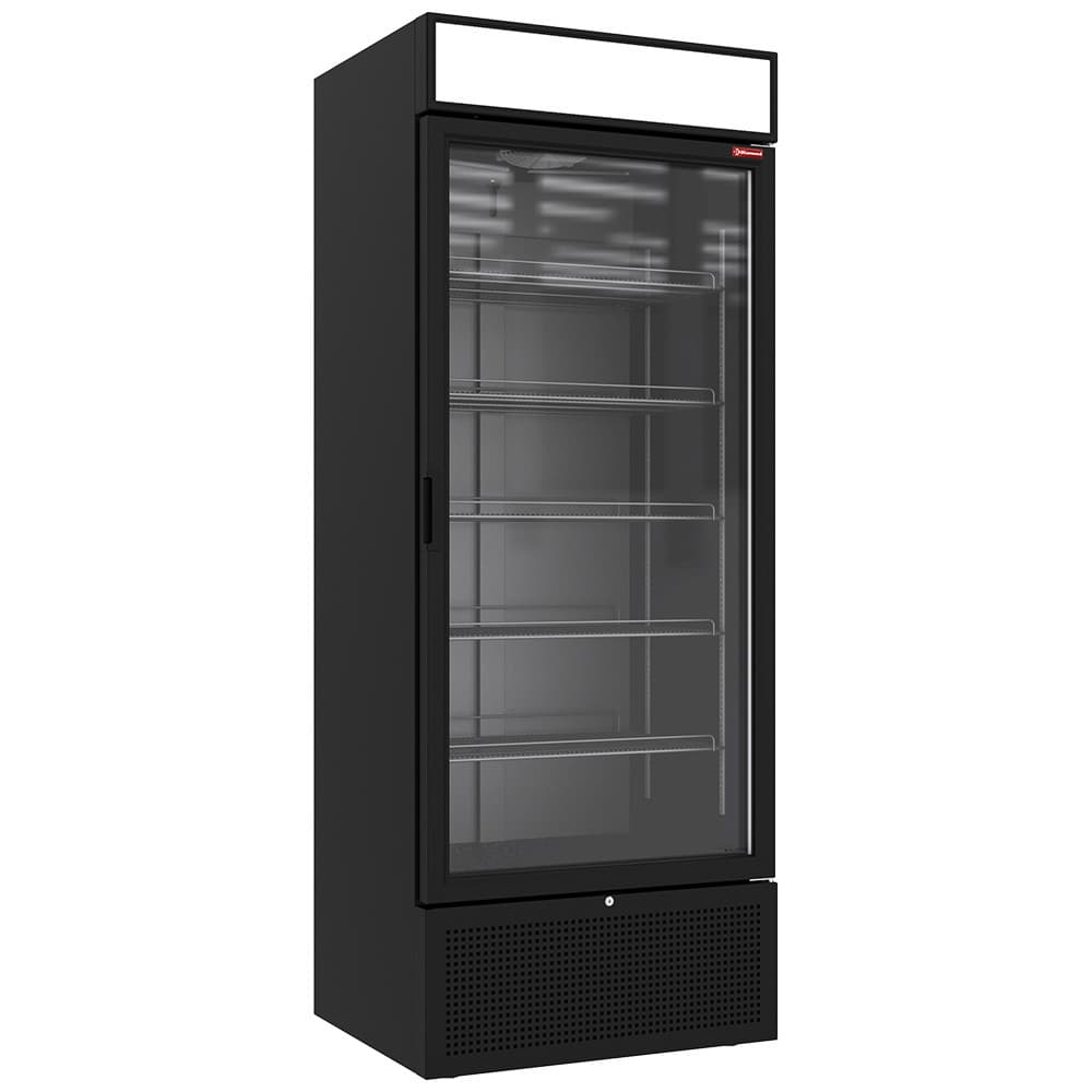 Positive refrigerated display 715 liters BLACK with lightbox – A doua alegere (1)