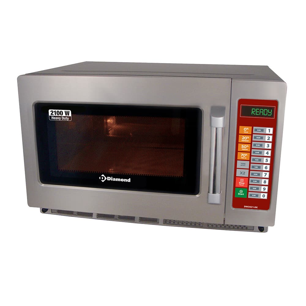 Microwave in stainless steel, (GN 2/3),2100 W. (34 Lt), digital – A doua alegere