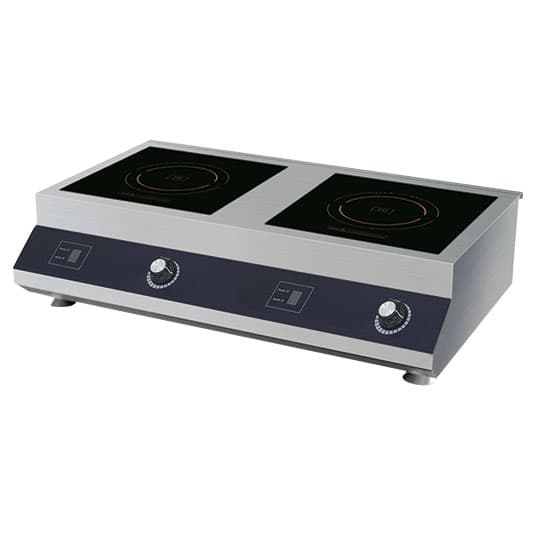 Induction hob 5+5 kW, tabletop, 2 plates each 300x300 mm