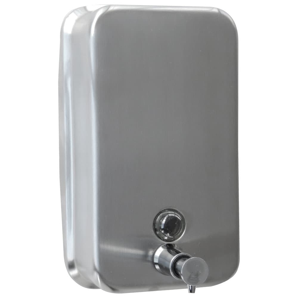 soap dispenser in stainless steel