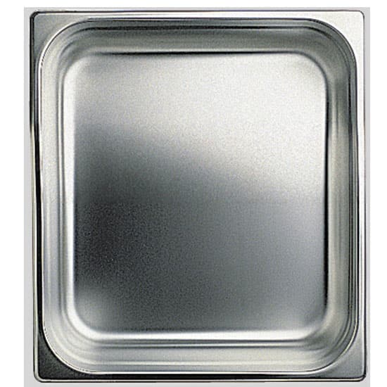 GN container in stainless steel, GN 1/6 h=150 mm