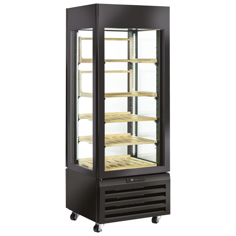 refrigerated wine display with 1 temperature zone, 66 bottles, 0°/+20°C