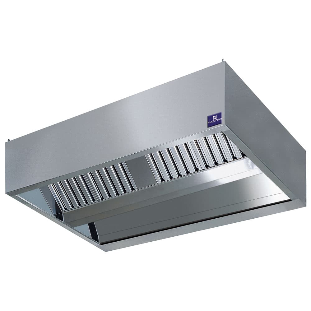 central cubic hood with integrated lighting, 3000x2200 mm
