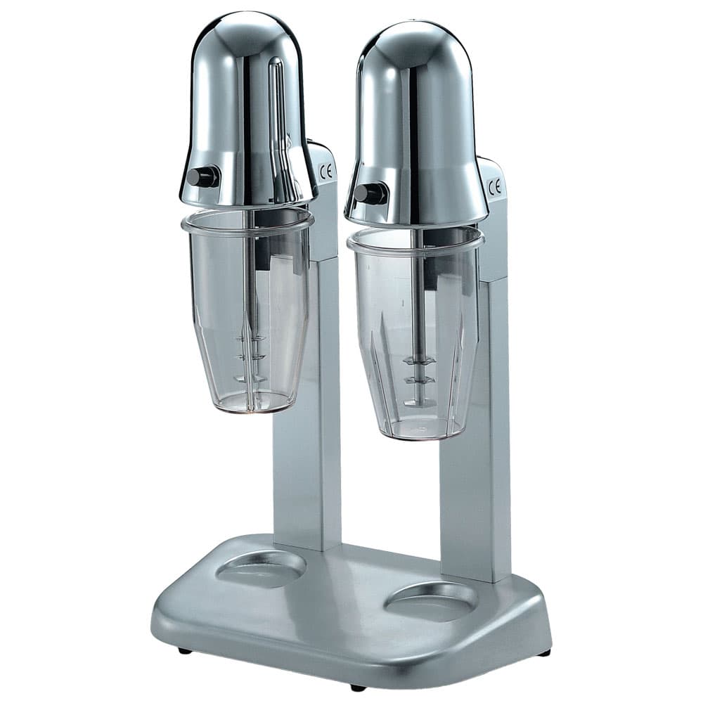 Milkshake mixer with variable speed and 2 Tritan cups 0,55 litres