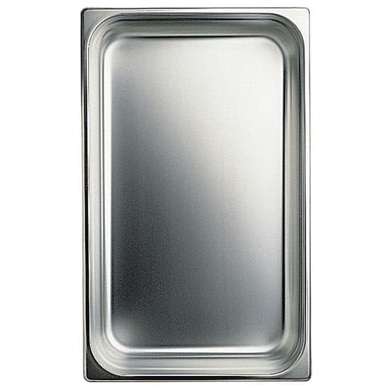 GN container in stainless steel, GN 1/4 h=150 mm
