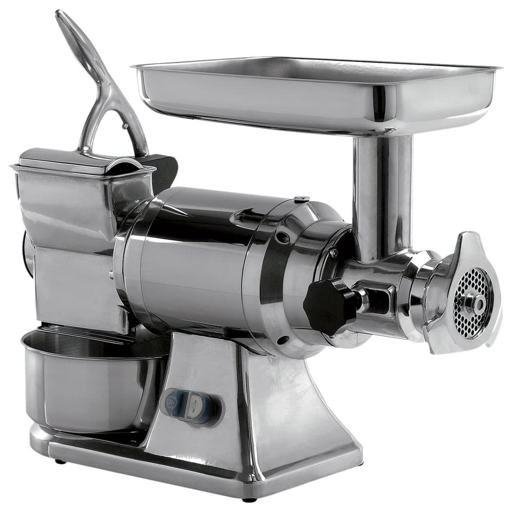 Meat mincer and grater for hard cheese, mouth ø 70 mm, 200 kg/h | 50 kg/h