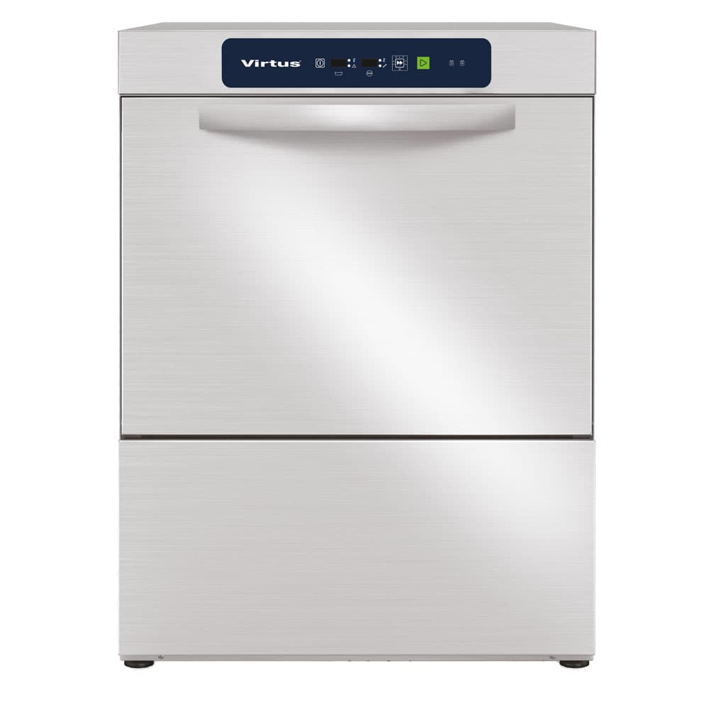 Utensil washer with detergent injector and drain pump, electronic, rack 50x60 cm, max h=40,5 cm