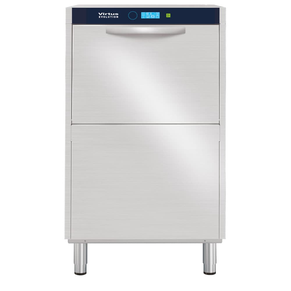 Utensil washer with detergent injector and drain pump, electronic, rack 60x67 cm, max h=47 cm