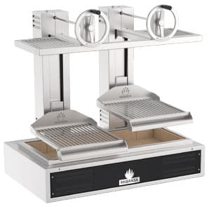 Grătar pe cărbuni Virtus GMB100 – grilă ridicabilă 1x 890x630 mm