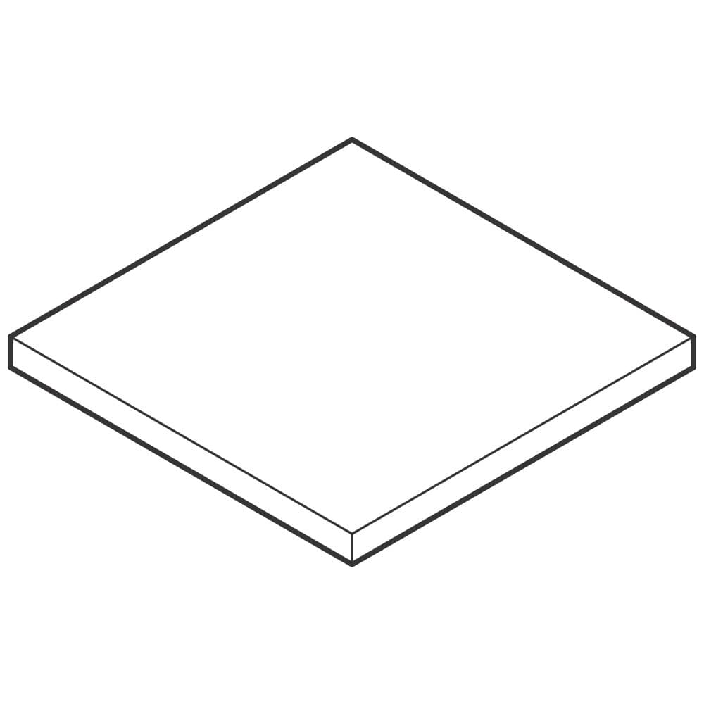 Support for ice maker/glass washer, 650x590 mm