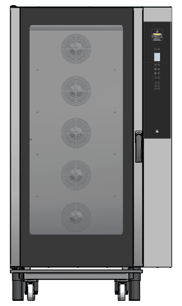 Cuptor profesional patiserie și brutărie Vesta 0L1664D, 16 tăvi 600×400 mm cu cărucior inclus, cărucior digital LCD industrial, Italia
