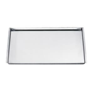 Rectangular 18/8 inox alimentar cassette TavĂ with handles cod.152 Lonatini, Italia