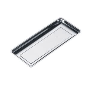 Rectangular 18/8 inox alimentar TavĂ with cut corner cod.153A Lonatini, Italia
