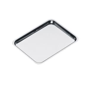 Rectangular 18/8 inox alimentar TavĂ without edge cod.154A Lonatini, Italia