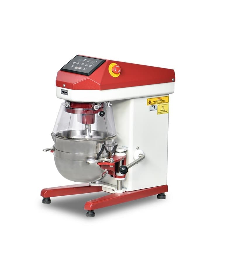 Mixer planetar profesional inox Pimak BM.10S | 10, 0,7 kW, 400V, Dim: 540x415x660 cm