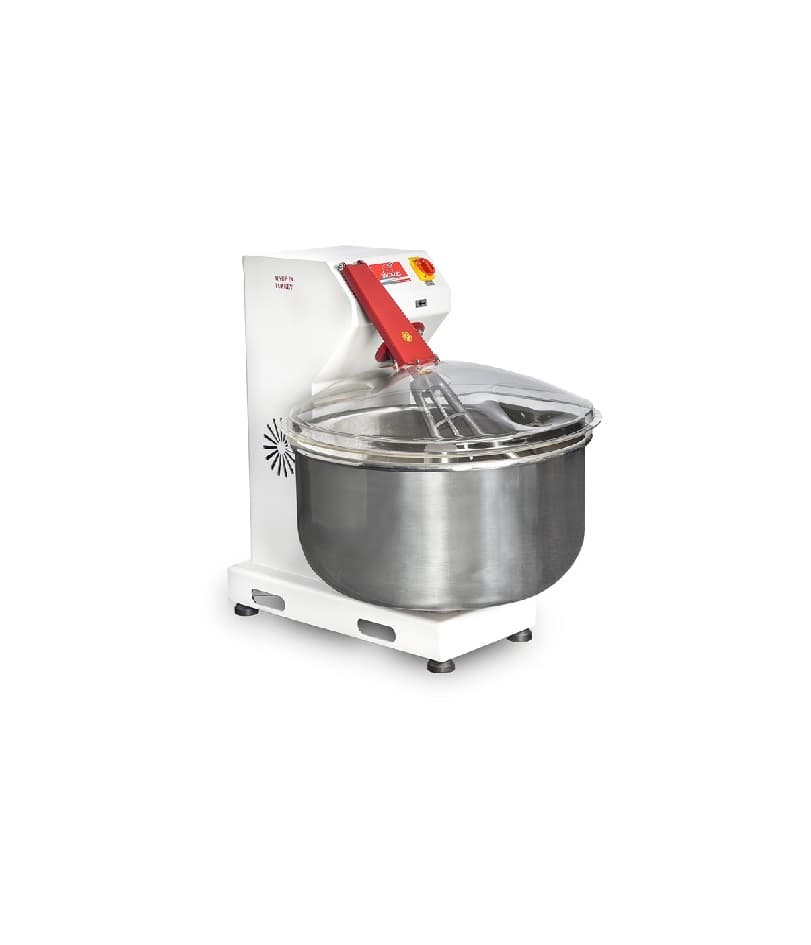 Malaxor profesional spiral pentru aluat Pimak BHY.10K | 25/35, 0,5 kW, 400V, Dim: 700x460x600 cm