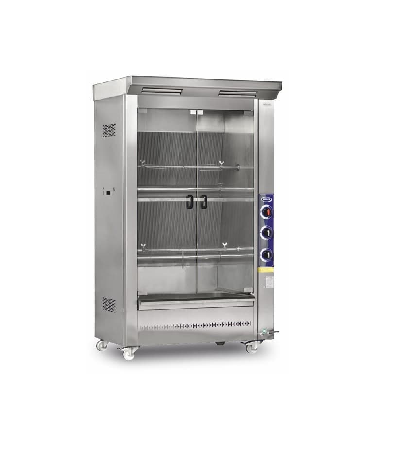 Rotisor profesional pentru miel și purceluș Pimak KC-M007 | 3, 24 kW, 400V, Dim: 115x60x190 cm