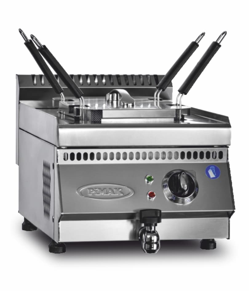 Fierbător profesional de paste (cuocipasta) Pimak 70S-M184 | 10 Lt., 7,5 kW, 400V, Dim: 40x70x30 cm