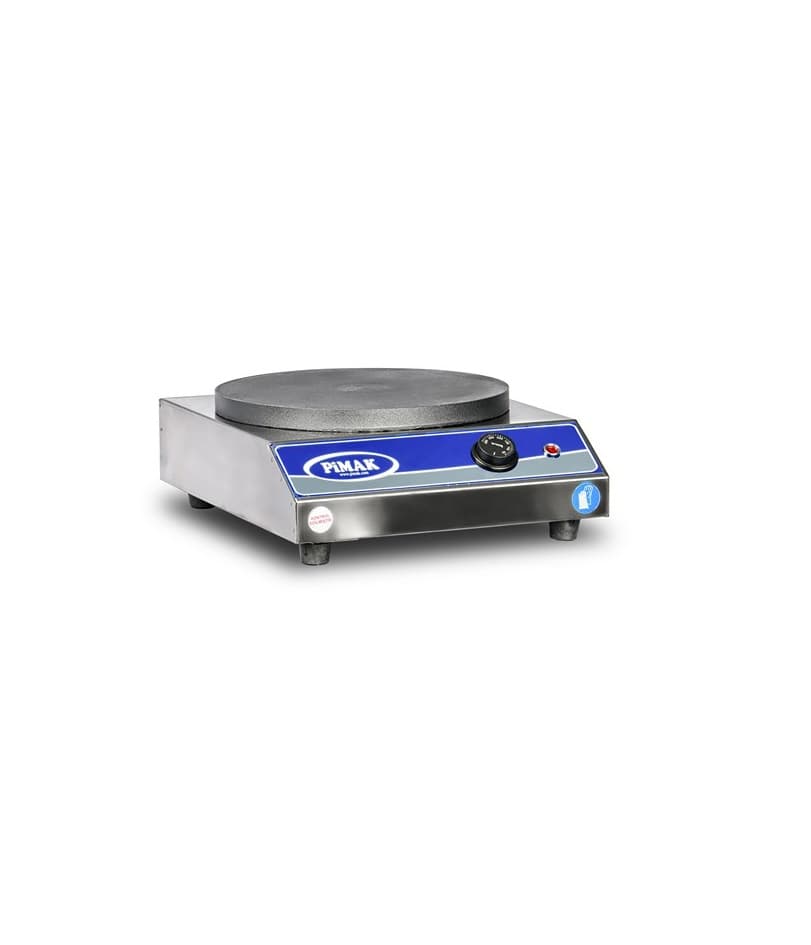 Aparat profesional pentru clătite (crepieră) Pimak M097-G | 1 x Ø35cm, 4 kW, Gaz, Dim: 38x46x17 cm