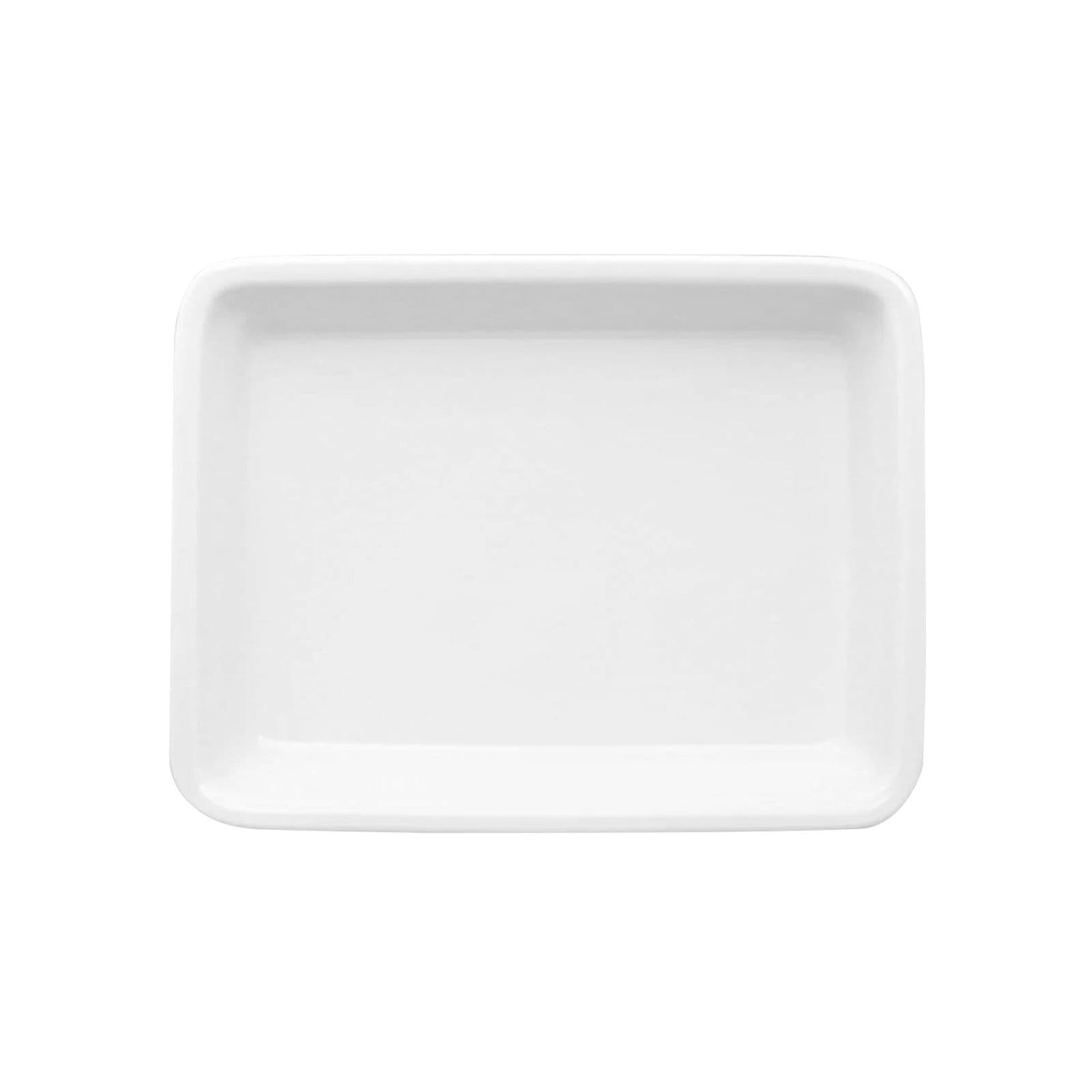 (12 bucăți) THERMO FUTURE BOX | Farfurie pentru meniu - Rectangular - fără separatoare - Alb