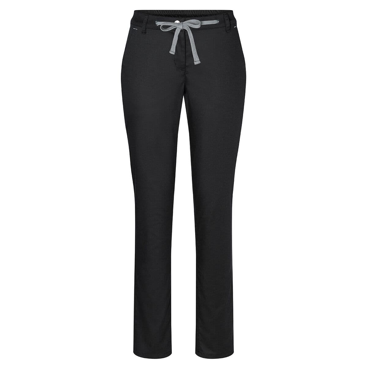 Karlowsky Chino Modern-Stretch - pantaloni de damă - culoarea neagră - mărime: 34