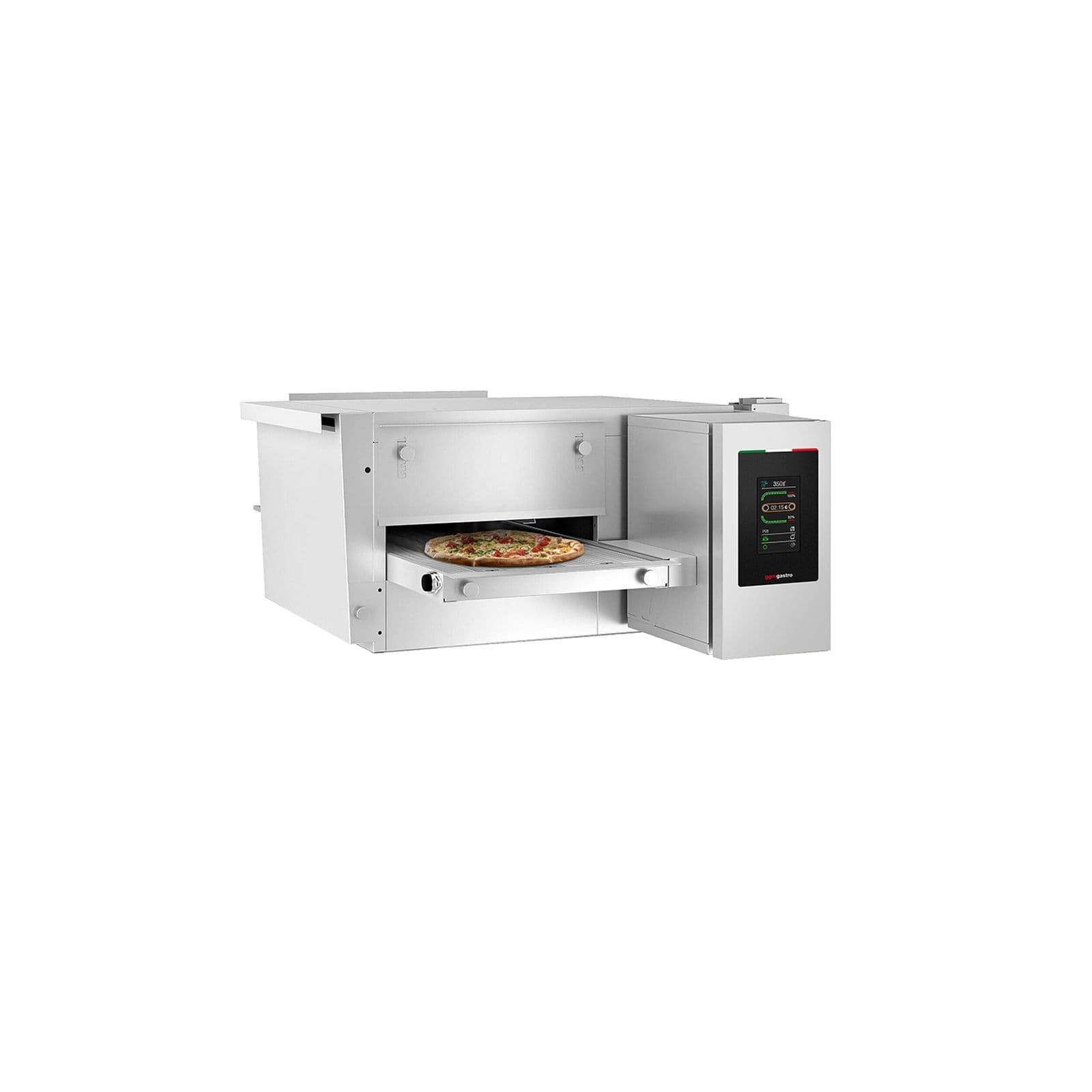 Cuptor cu gaz în continuu – 1030 x 1300 mm – Ecran tactil – Lățime bandă: 400 mm