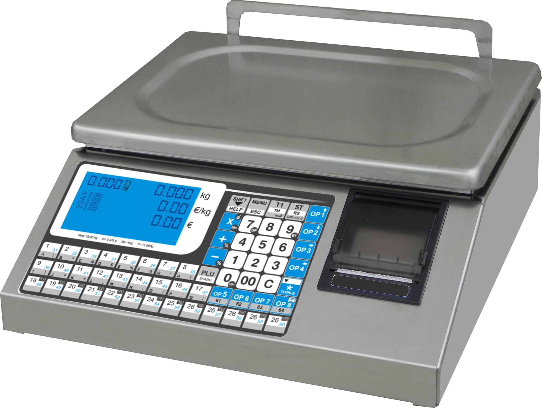 Cântar electronic plat de banc pentru porționare și verificare Waage FLAT, Italia