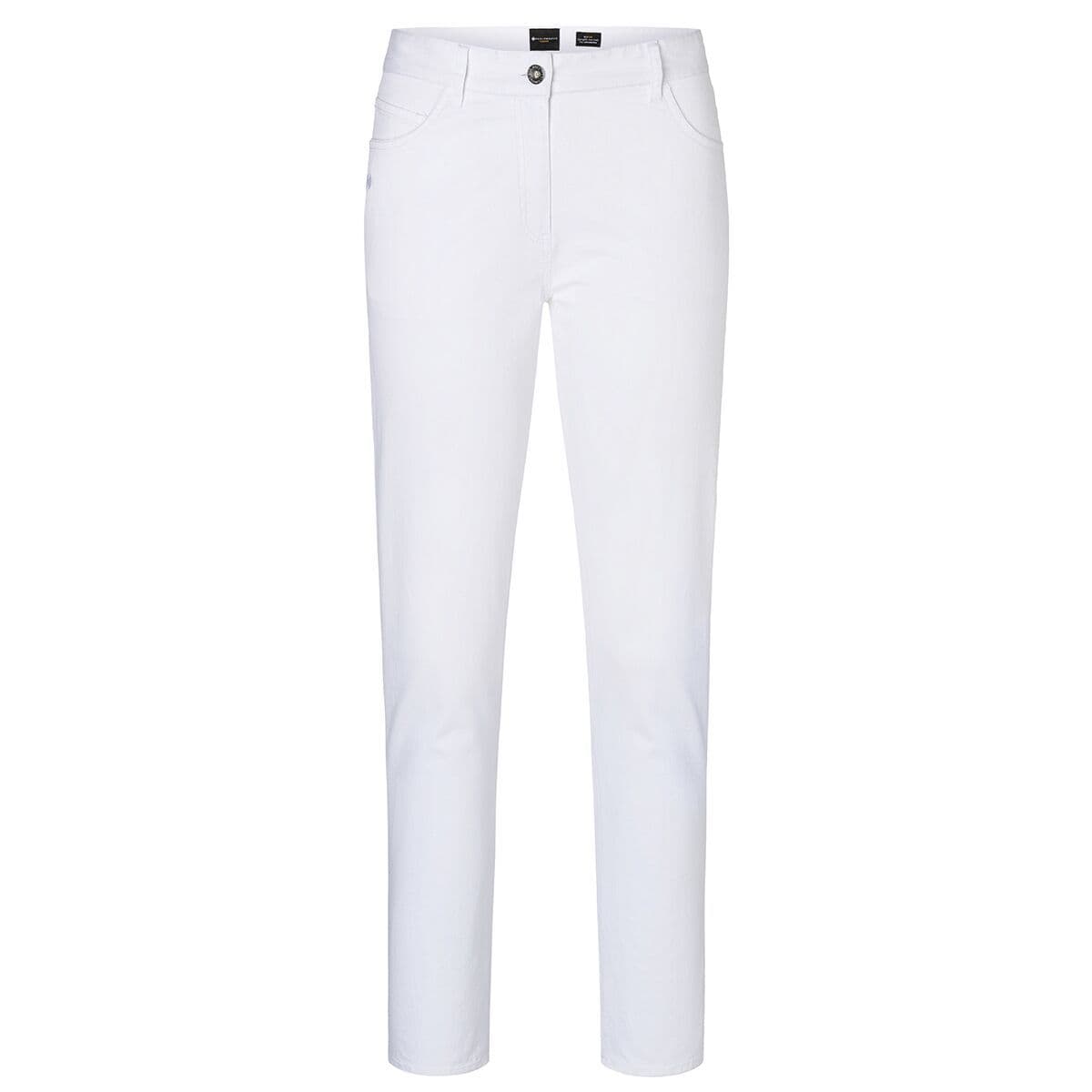 Karlowsky - pantaloni pentru bărbați - cu 5 buzunare - culoarea alb - mărime: 60