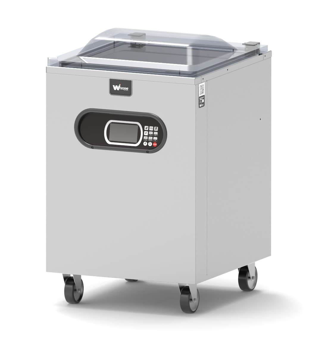Mașină profesională de ambalat în vid de banc Waage DVA Professional (Display LCD 5 inch & 20 Programe) 500 (bară 500 mm), Italia
