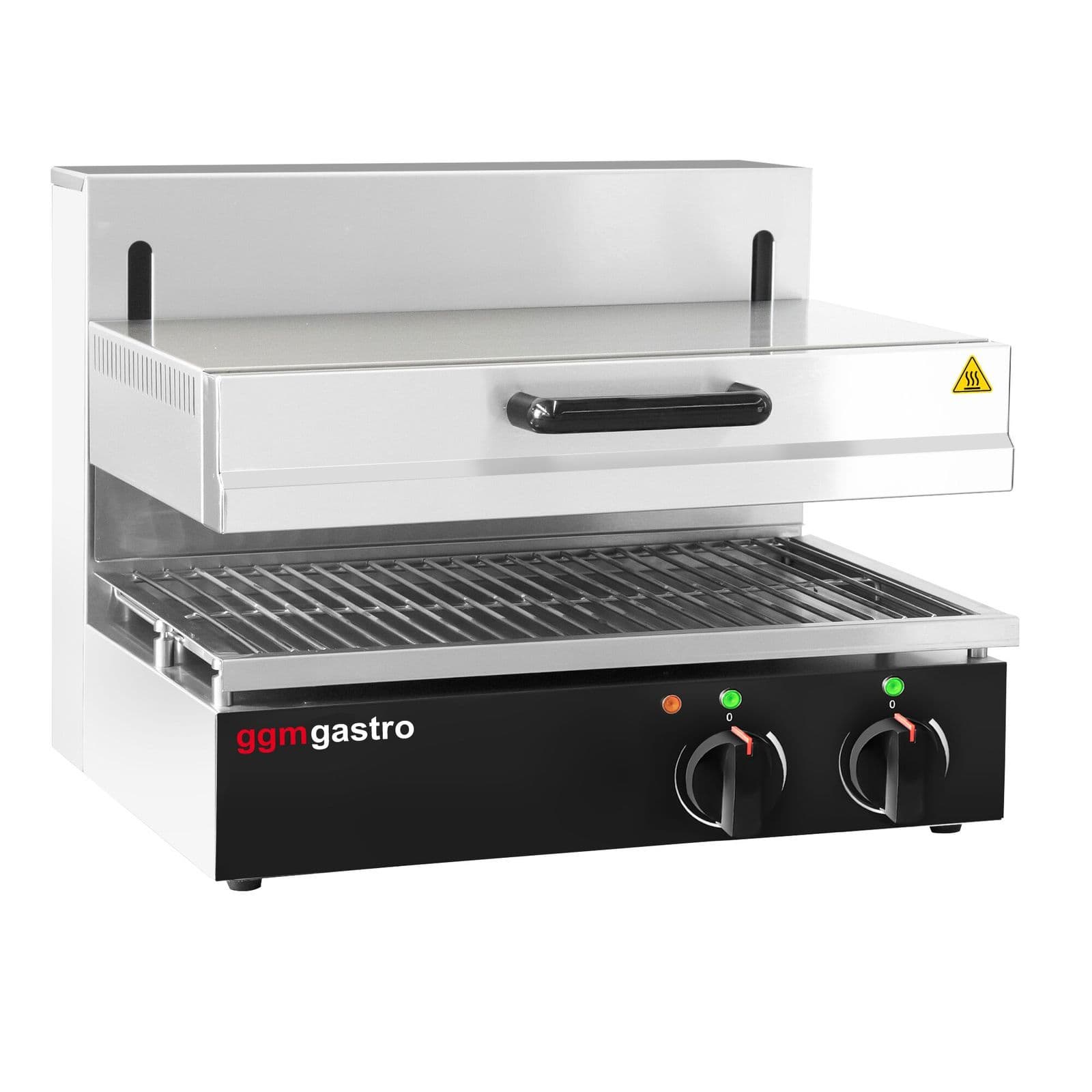 Cuptor electric Pita / Salamandră cu ridicare SPEZIAL - 4,6 kW - 230 V - Elemente de încălzire reglabile pe înălțime