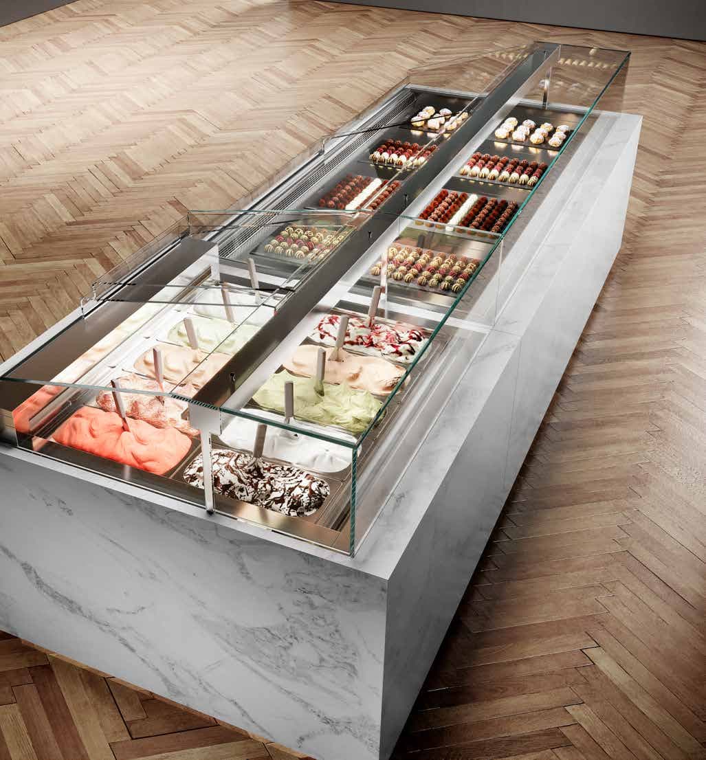 Module frigorifice și calde încastrabile Drop-In Best Cold pentru bufet & bar, Italia