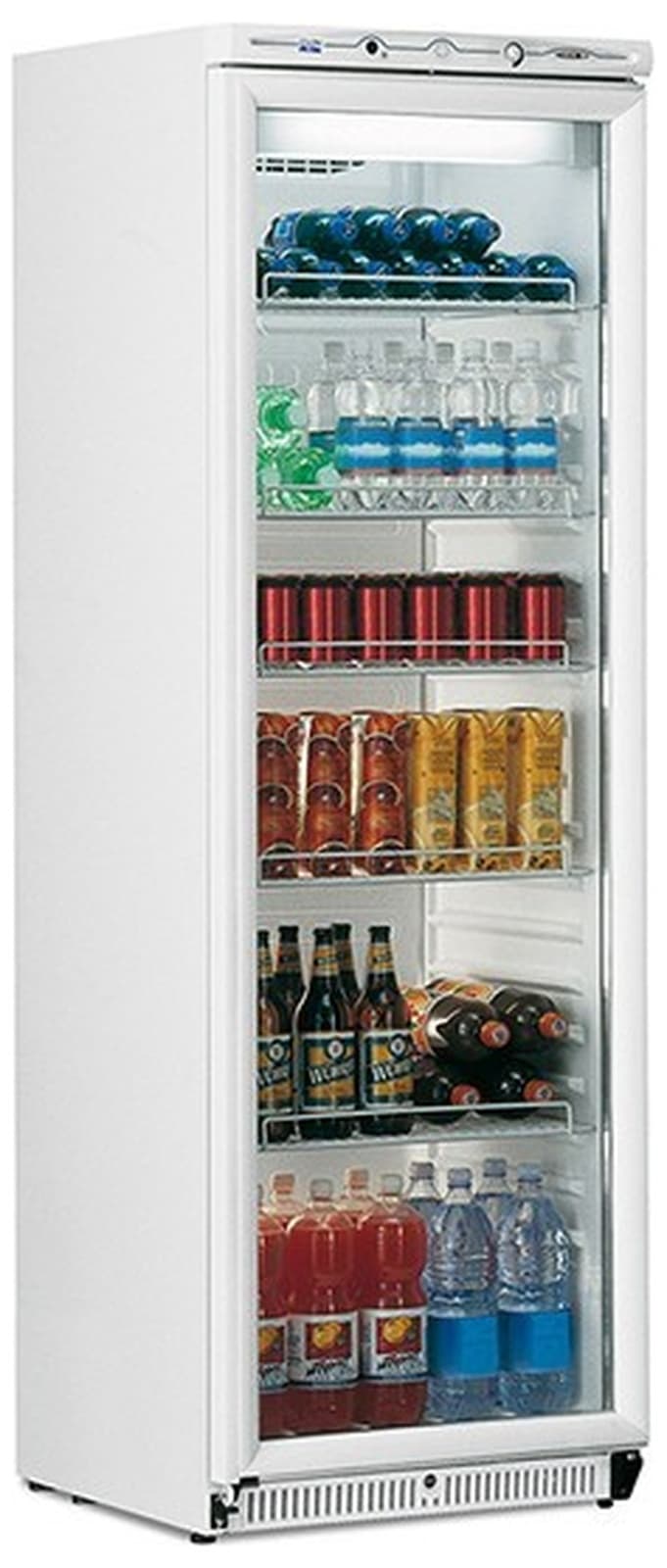 Vitrină frigorifică verticală pentru băuturi și răcoritoare Mondial Framec seria BEV (+0°C +7°C), Italia