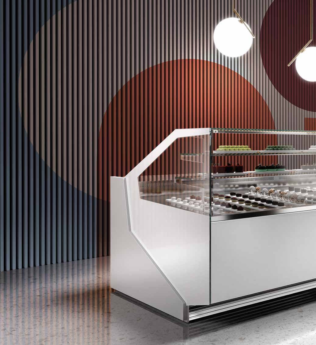 Vitrină frigorifică profesională gelaterie & cofetărie Best Cold seria Xenia S, Italia